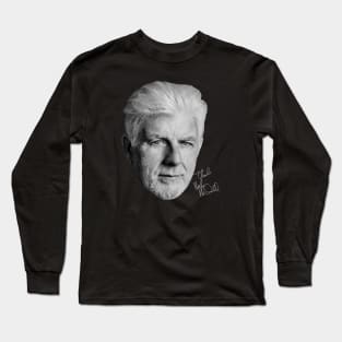 MICHAEL MCDONALD BLACK WHITE Long Sleeve T-Shirt